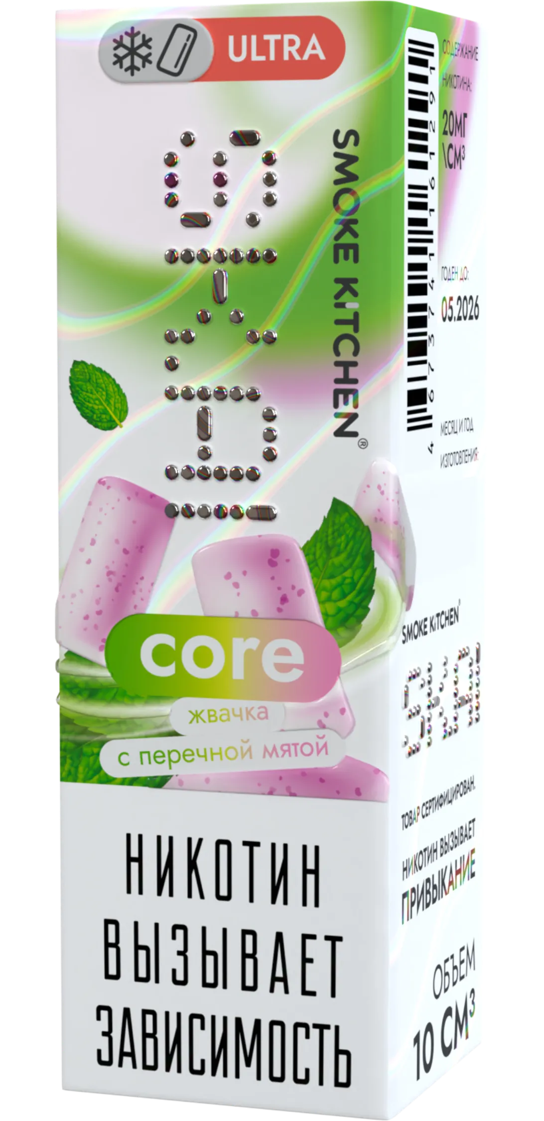 Жидкость core<br>баблгам с перечной мятой